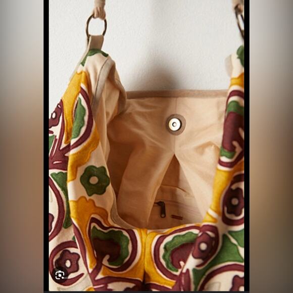 Free People Hypnotized Slouchy Tote in Gold Dust - Picture 2 of 2
